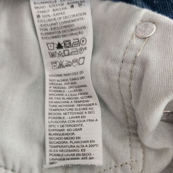 Levi's SilverTab Straight Distressed Denim Jeans Men's 36x34 Country Western - Picture 10 of 11
